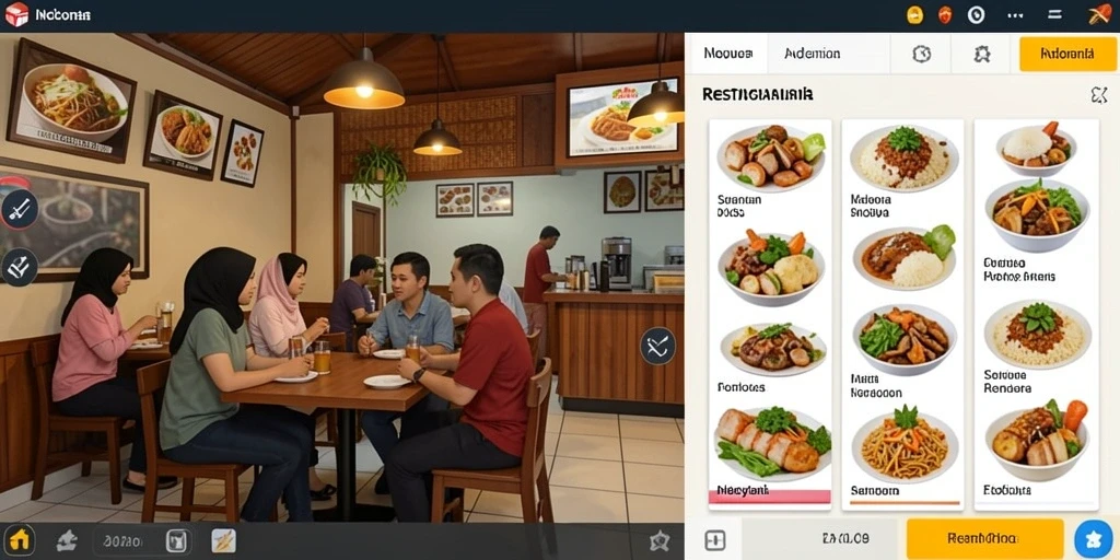 Tampilan permainan slot dengan grafis menarik.