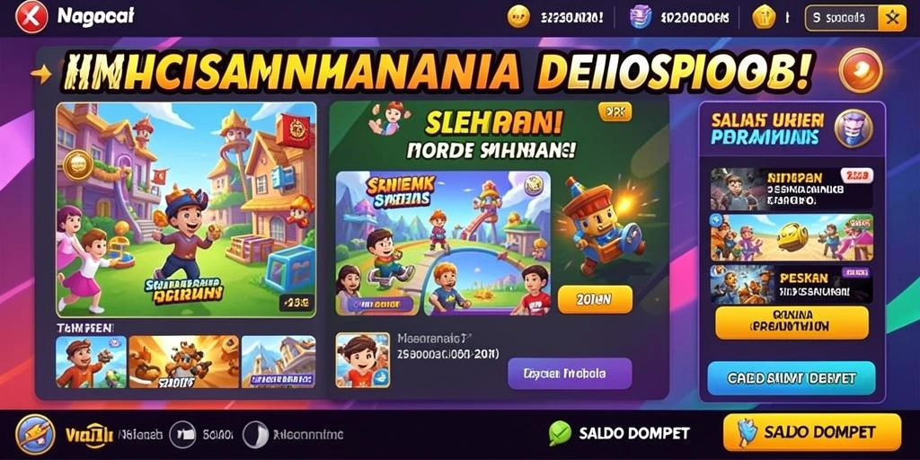 Tangkapan layar menampilkan grafis memukau di K3K3.