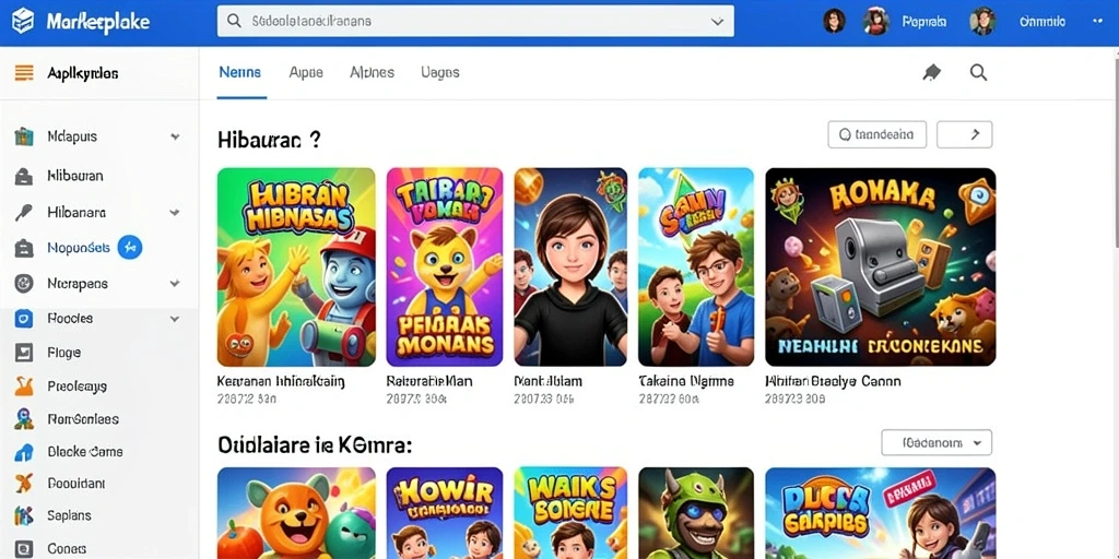 Tampilan awal yang menarik dan penuh warna.