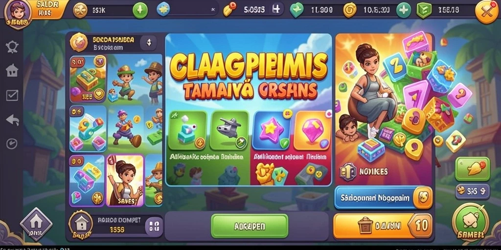 Tampilan menu utama SR996 yang menawan.