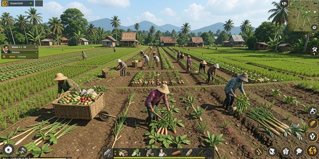 Screenshot ZK6 menampilkan petualangan epik dalam game.