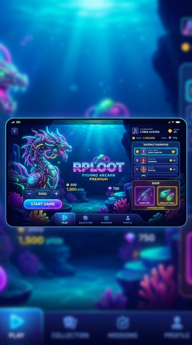 Cuplikan layar menu unduhan rploot untuk perangkat Android
